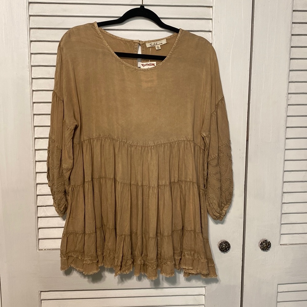 Solitaire Top Gold Size S